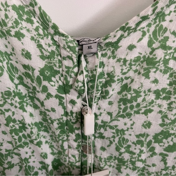 Rails Frida Midi Dress in Green Texture Floral - Picture 6 of 7